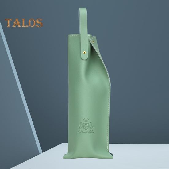 Wine Bag Elegant Stylish Champagne Wine Bottles Tote Carrier Fake Leather Wine Packaging Bag for Home