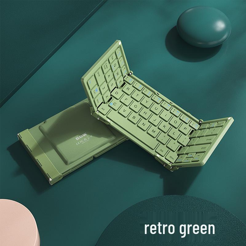 

Трисекційна Bluetooth-клавіатура для планшетів Apple та Huawei; Підключається до телефонів та ноутбуків бездротовим шляхом