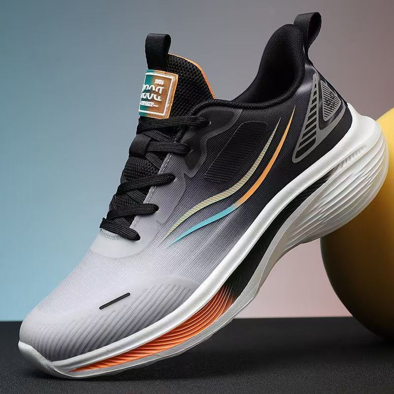Autumn New Men's Shoes Summer Breathable Mesh Couple Sports Shoes Non-slip Shock-absorbing Running Shoes Comfortable and Lightweight