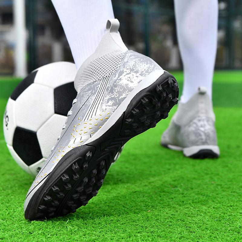 Unisex Soccer Shoes TF/AG Outdoor Professional Training Football Shoes for Men/Women/kids
