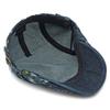 HT4338 Men Women Caps for Spring Autumn Flower Floral Beret Hat Washed Cotton Denim Beret Cap Male Female Artist Painter Cap Hat