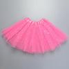 Children's Three-Layer Puffy Tutu Skirt with Sequins
