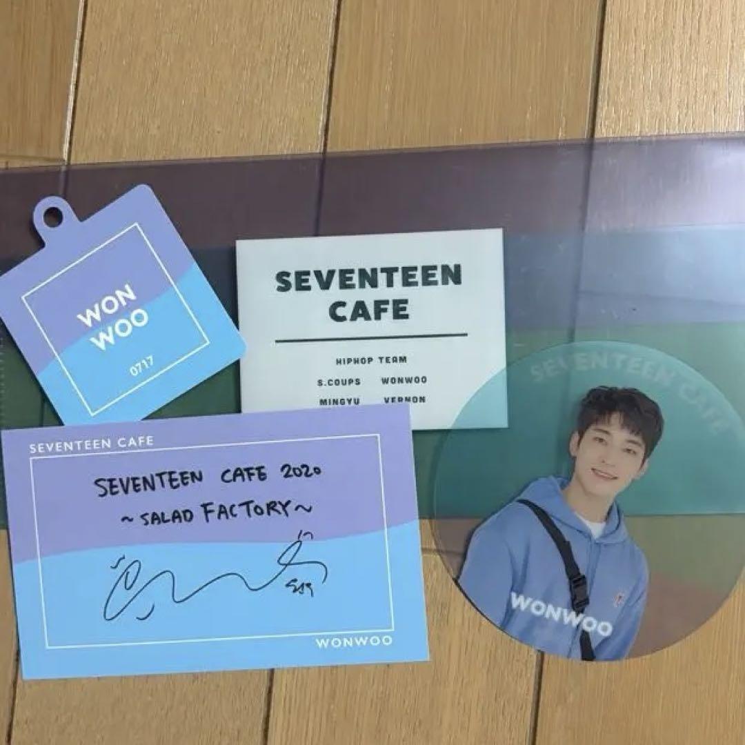 

[USED] WONWOO SEVENTEEN CAFE 2022 Goods