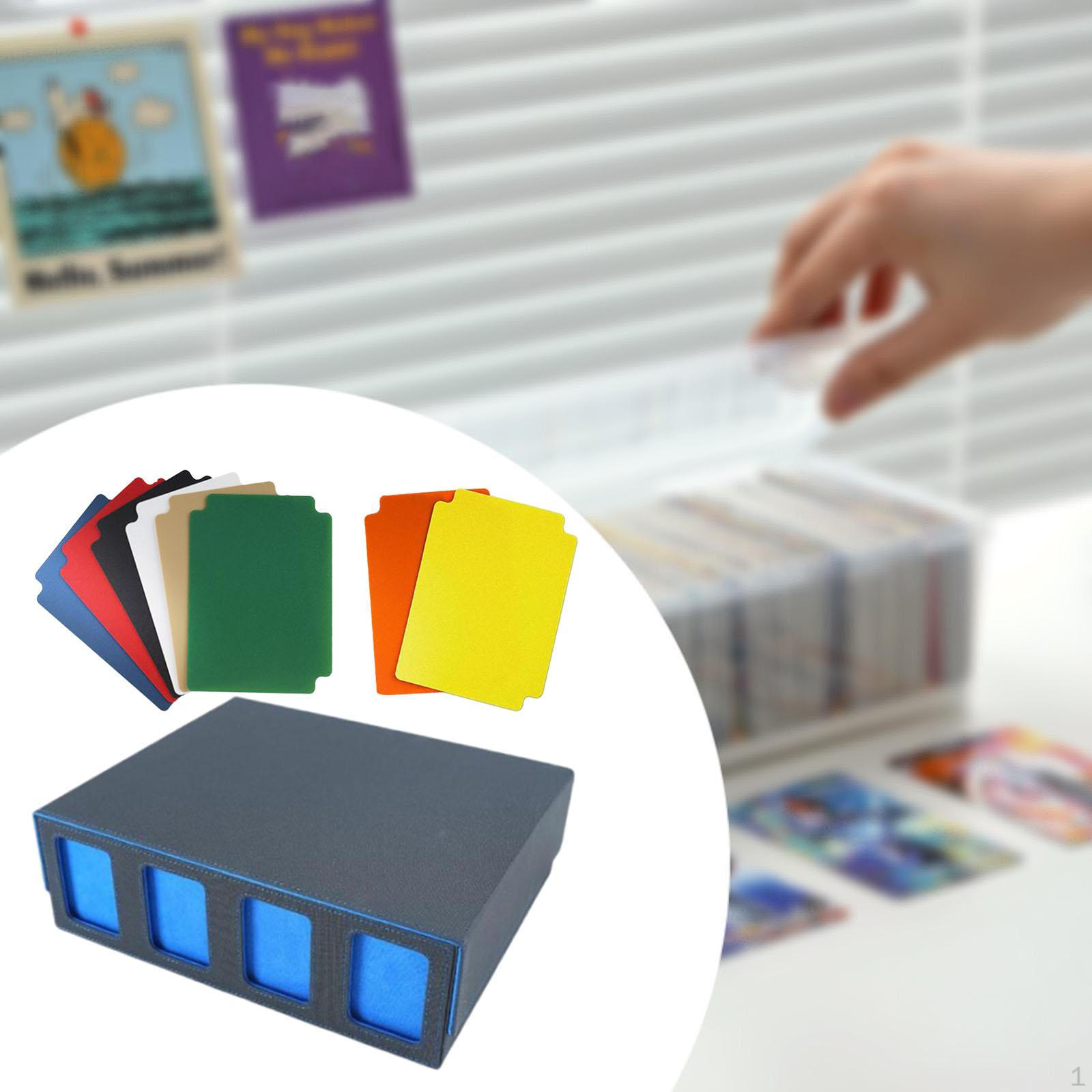 

Коробка для колоды коллекционных карточек TCG Container Футляр для спортивных карточек Премиум-органайзер Black Blue