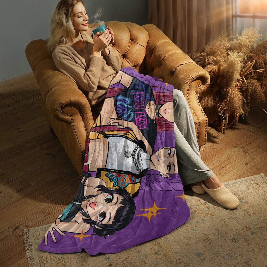 150*130cm Anime Peripheral Printed Warm Blanket