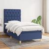 Maison Exclusive - Lattenrost mit Matratze Blau 80x200 cm Stoff
