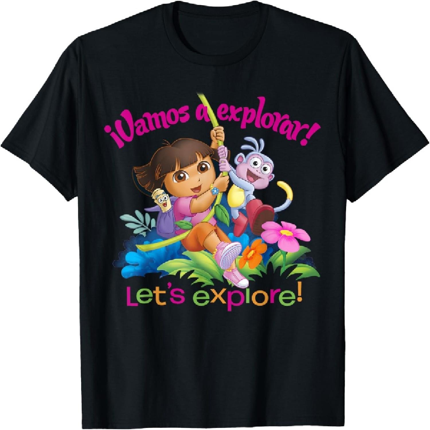 Dora the Explorer Vamanos A Explorar! Dora and Boots T-Shirt XXXXXL разноцветный