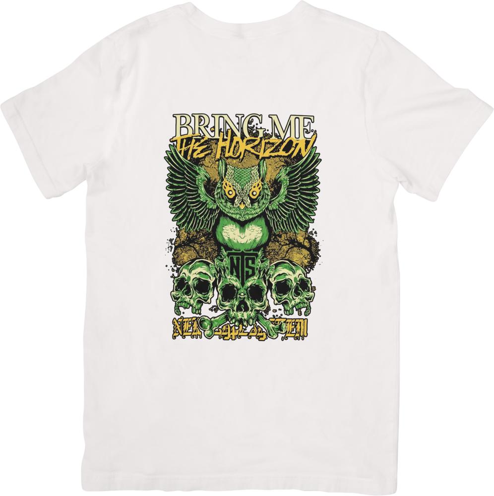 Bring me the Horizon collection Music vintage Retro Cotton TShirts BlackWhite