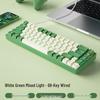 BOW Hot-Swappable Wired Mechanical Keyboard - Universal Compact Gaming with Small Red/Brown Switches, 68 Keys