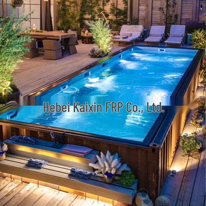 Home Villa Fiberglass Spa & Swimming Pool Container
