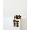 Daks Unisex 100  Cashmere Check Scarf Brown Dbmu5f906w2