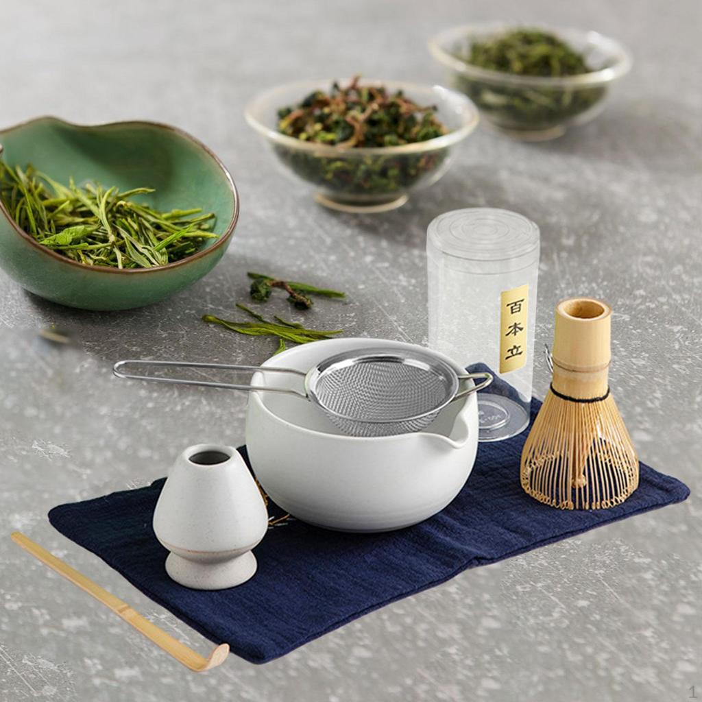Handmade Ceramic Matcha Whisk Holder – White Chasen Stand For Tea Ceremony