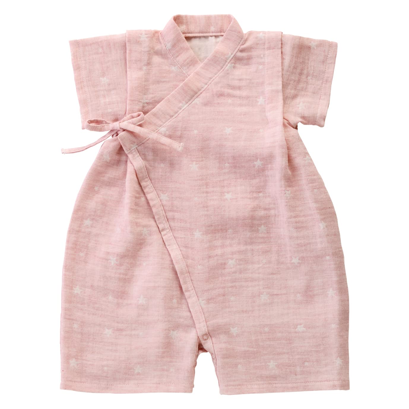 

Jinbei All Star Pattern Gauze Pink Сделано в Японии [Baby Castle] 50-70 розовый