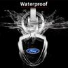 1Pcs 3D Metal Key Rings Car Emblems Keychain For Ford Focus 2 3 4 Mondeo MK1 MK2 MK4 MK3 Fiesta ST Line Kugo Transit Escape Fusion Explorer