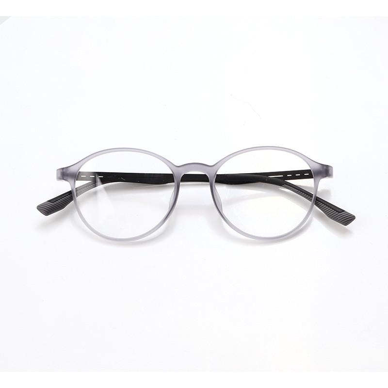 KOCOLIOR New Rubber Titanium Anti Blue Light Reading Glasses Customized Optical Round Frame Presbyopia Glasses for Men and Women