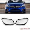 Left Car Headlight Lens Cover Head Light Lamp Shade Shell Lens Lampshade For Mercedes Benz W205 C300 2019 2020 Replacement Parts