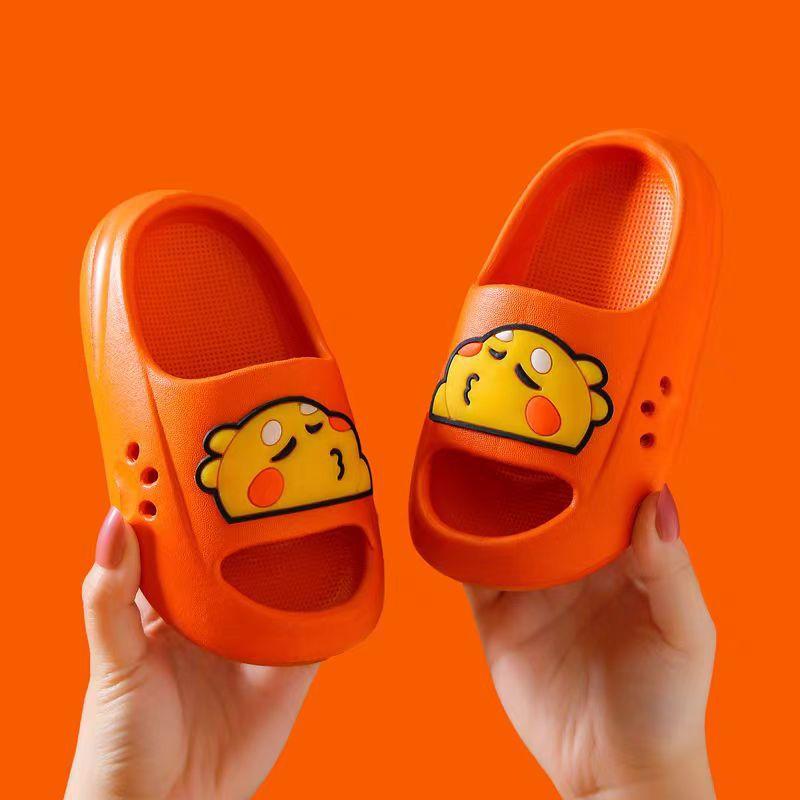 Children's slippers, cute cartoon boys and girls, baby children's shoes, middle-aged children's parent-child cool slippers
