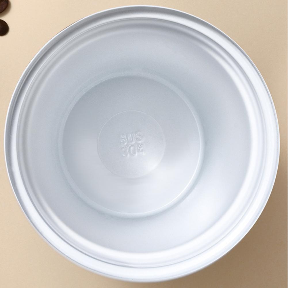 Insulated Coffee Vacuum Coffee Cup Ceramic Inner Travel Coffee Tumbler Reusable Thermal Cup With Lid And 201 Stainless Steel Outer For Home Office