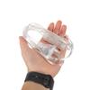 Cordon d'alimentation transparent avec prise européenne 1,8 m Cordon d'extension transparent Fil de lampe de remplacement intérieur Câble de câblage en cuivre 220V Pour décoration