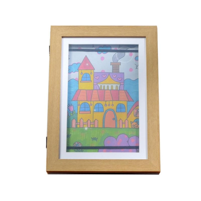 

Рамка для детского рисунка формата А4, сменная фоторамка, настенная защитная рамка для детского рисунка