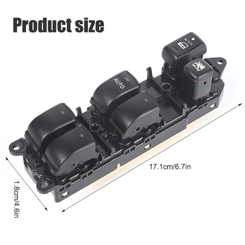 Left Driver Master Power Window Control Switch For Toyota Highlander 2001~2007 84040-48050 84040-48122 84040-48120
