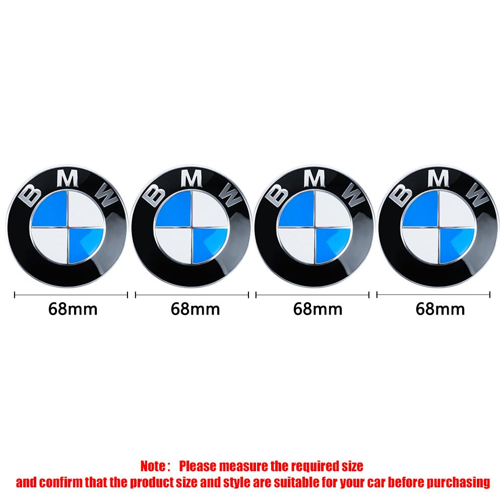 4PCS 56/68mm Auto Hub Caps Car Wheel Center Covers For BMW 3 5 7 Series M M3 M5 M6 F01 F20 F10 X5 Hubcaps Decoration Accessories