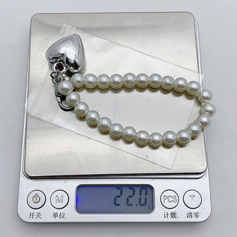Delicate Hangings Pendant Decoration Fashionable Keychain Pendant Pearls Rings Phone Accessory Chic Purse Hangings