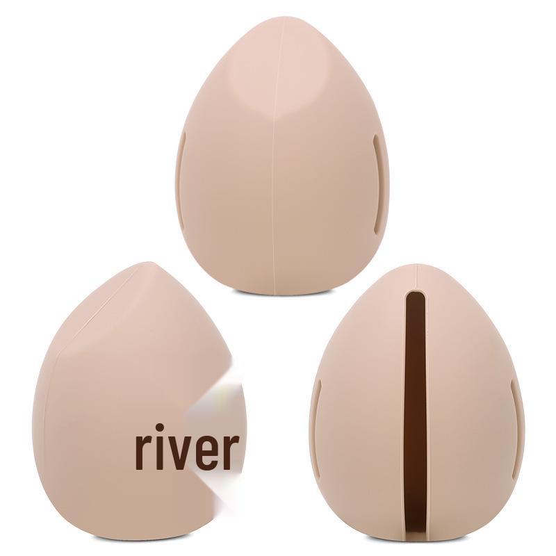 Tragbarer Silikon Beauty-Ei Aufbewahrungsbehälter - Staubdicht & Atmungsaktiv