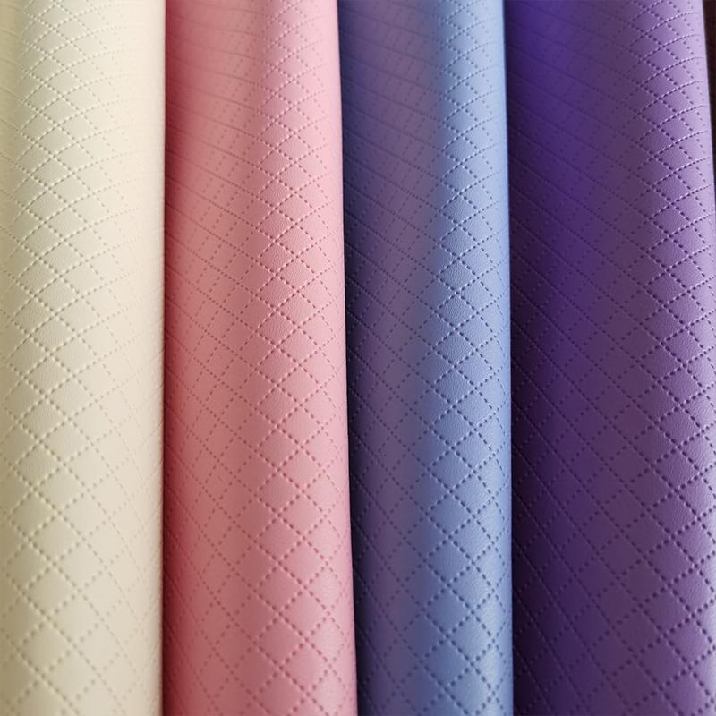 Diamant PU-Lederstoff Gesteppt Auto Tasche Hülle Sofa Polsterung Zierleiste Kopfteil Nähen DIY Geprägtes Leder Seite