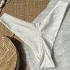 Fashion Solid Wavy Low Waist Bikini Set Women Patchwork Aesthetic Sweet Swimsuit Hollow Out Two Pieces Sets Female Beach Party Suits