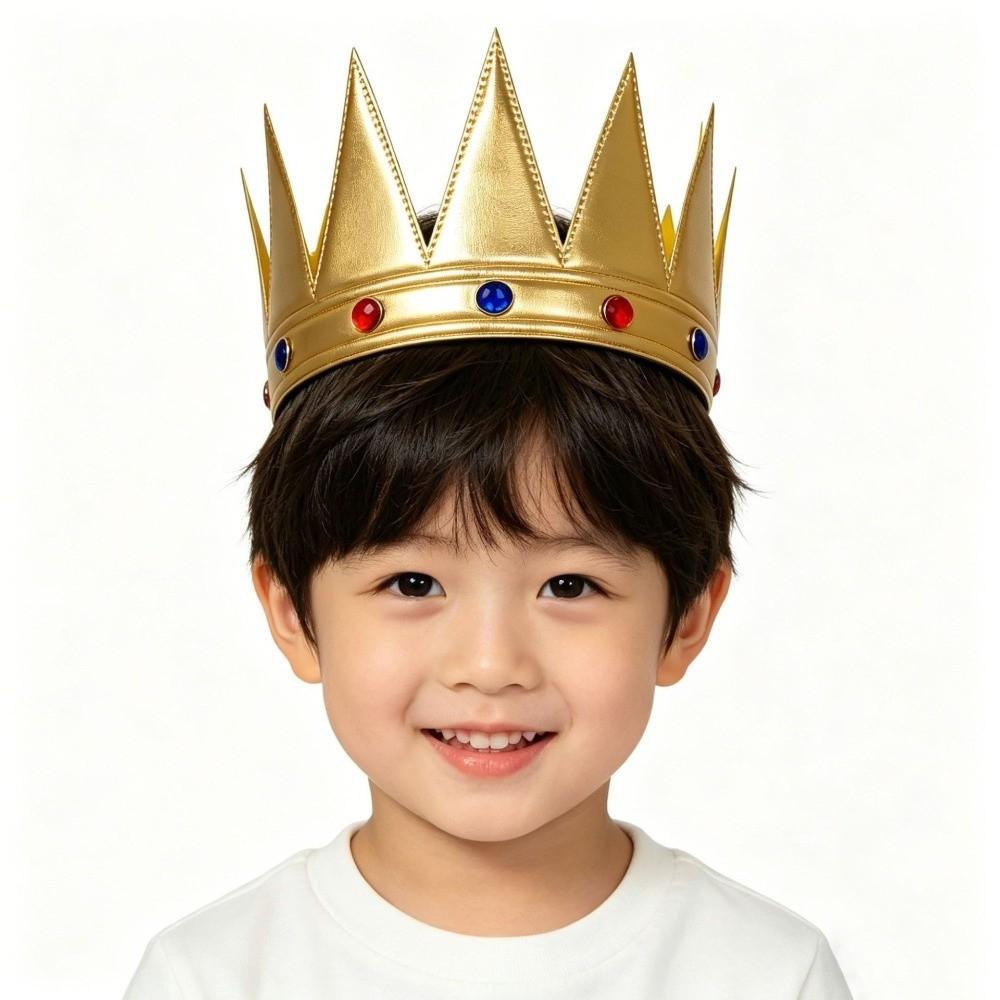 Dress Up Prince Crown Role-Playing Festival Headdress Novelty Cosplay King Headband Happy Birthday