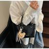 Premium Sense Hand Bag Women's Spring New Trend Line Versatile Crossbody Bucket Shoulder Bag Women