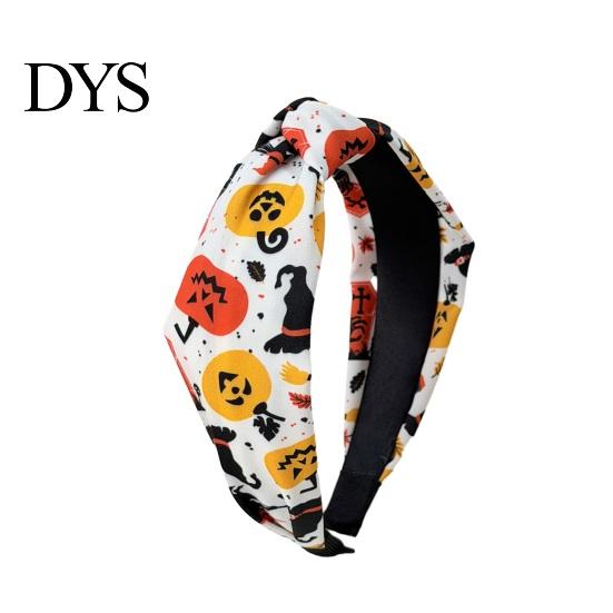Daily Makeup Face Washing Headband Halloween Headbands for Women Girls, Wide Knotted with Witch Spider Web Themed Hair Styling Tools Ghost Pumpkin,