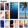 Farbige Rückseite für Samsung S26 Pro S25 S24 S23 FE S22 Plus Ultra Handyhülle Schutzhülle Galaxy S 25 Edge Farbe Funda Capa Schale