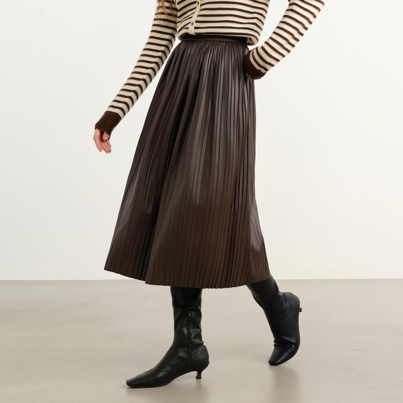 

Elva Island Women s Pleated Midi Skirt S