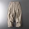 Fashion Brand Japanese Style Ankle-Tied Straight Cargo Pants Autumn and Winter