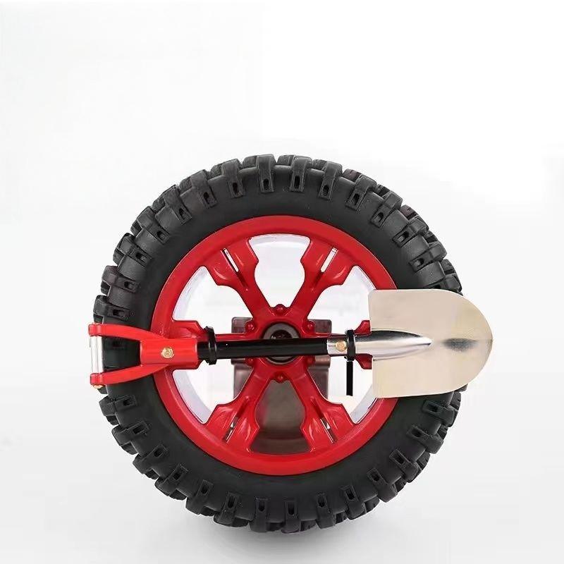 1 Set High Visibility Mini Tire Tire Rear Ornament Rubber Mini Spare Tire Kit Simple Installation For Long Distance Travel