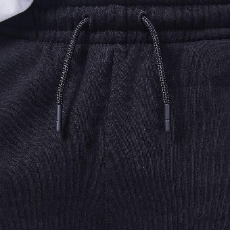 Jordan MJ Brooklyn Fleece Essentials Solid Color Comfortable Versatile Casual Pants Kids Bottoms Black HQ7089-010
