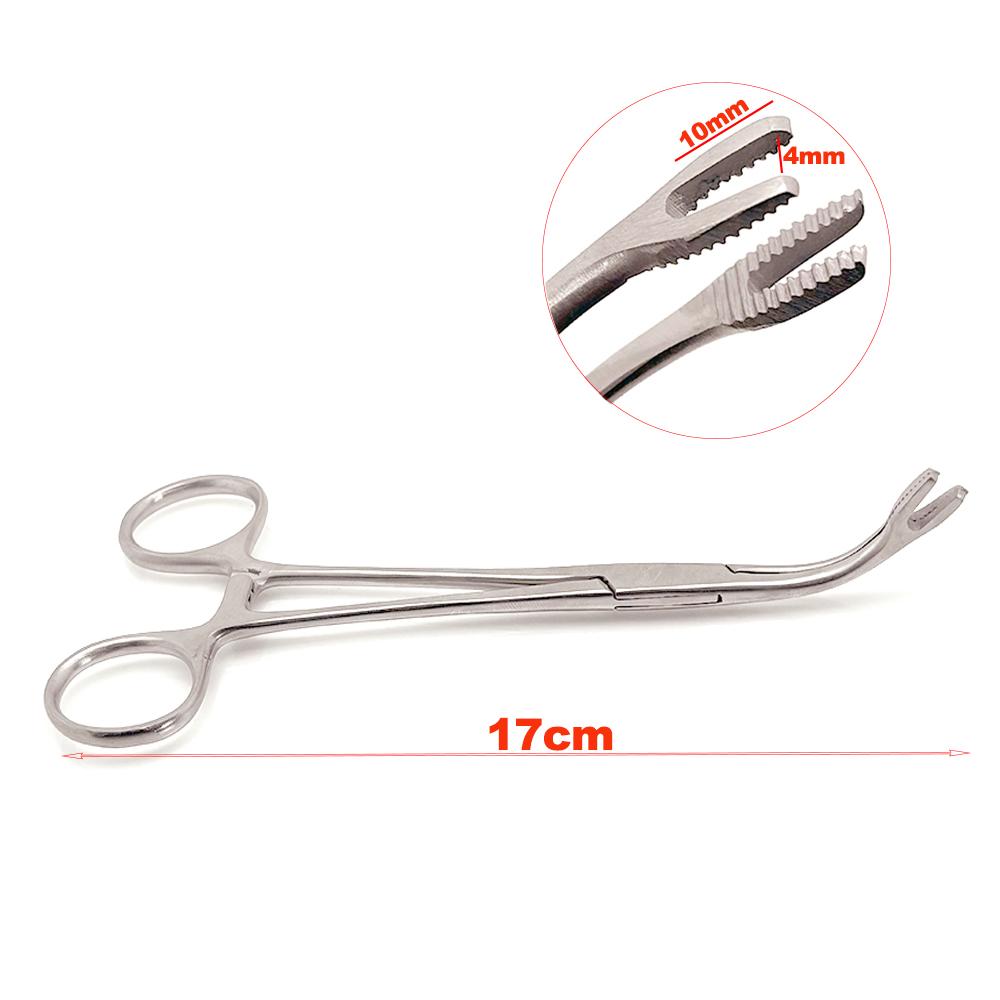 

Хірургічні кісткові щипці для дентальної імплантації, кісткової пластики, захоплення фрагментів, використовуються в процедурах фіксації та маніпулювання кісткою срібний