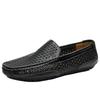 Broken size breathable casual leather shoes soft leather soft sole Doudou shoes overfitting lazy shoes