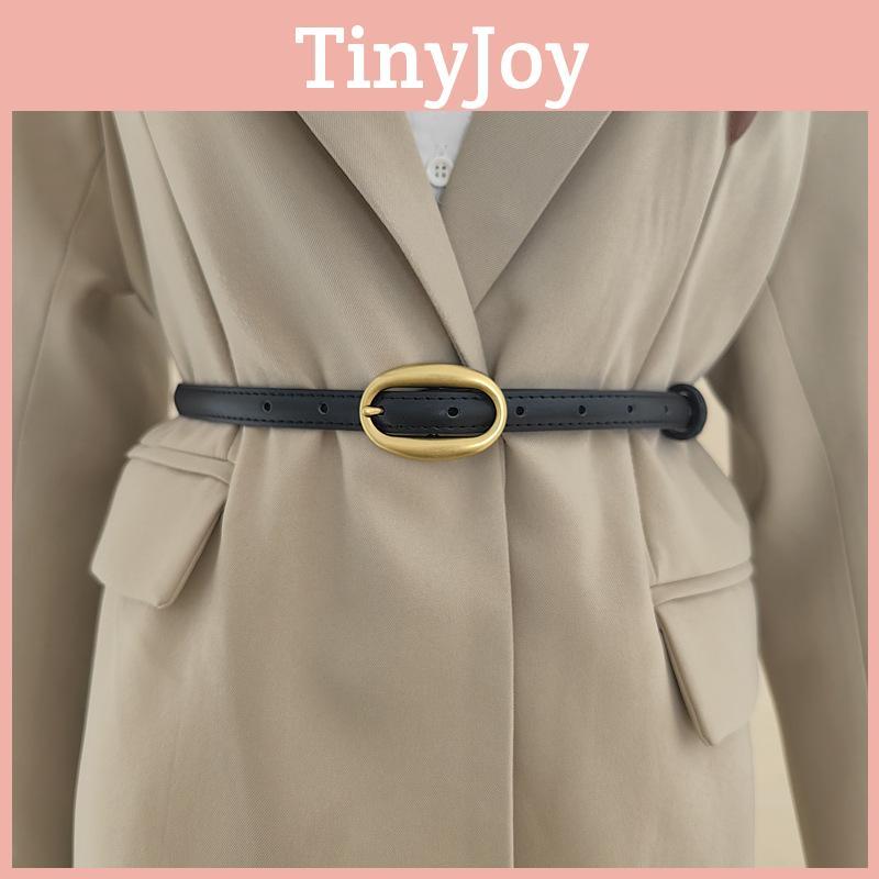 Solid Leather Color Waist Belt With Simple Design For Everyday Office And