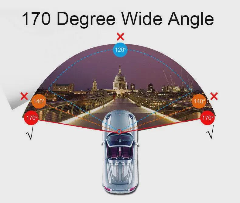 4.3" 1080P Car DVR Mirror Dash Cam with Rear View Camera Kit