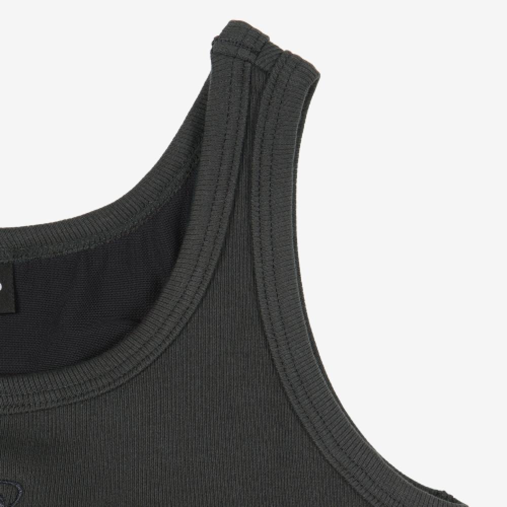 Fila Underwear Molded Ribbed Square Neck Middle Bra Top  Fi4itg2102fcgy 