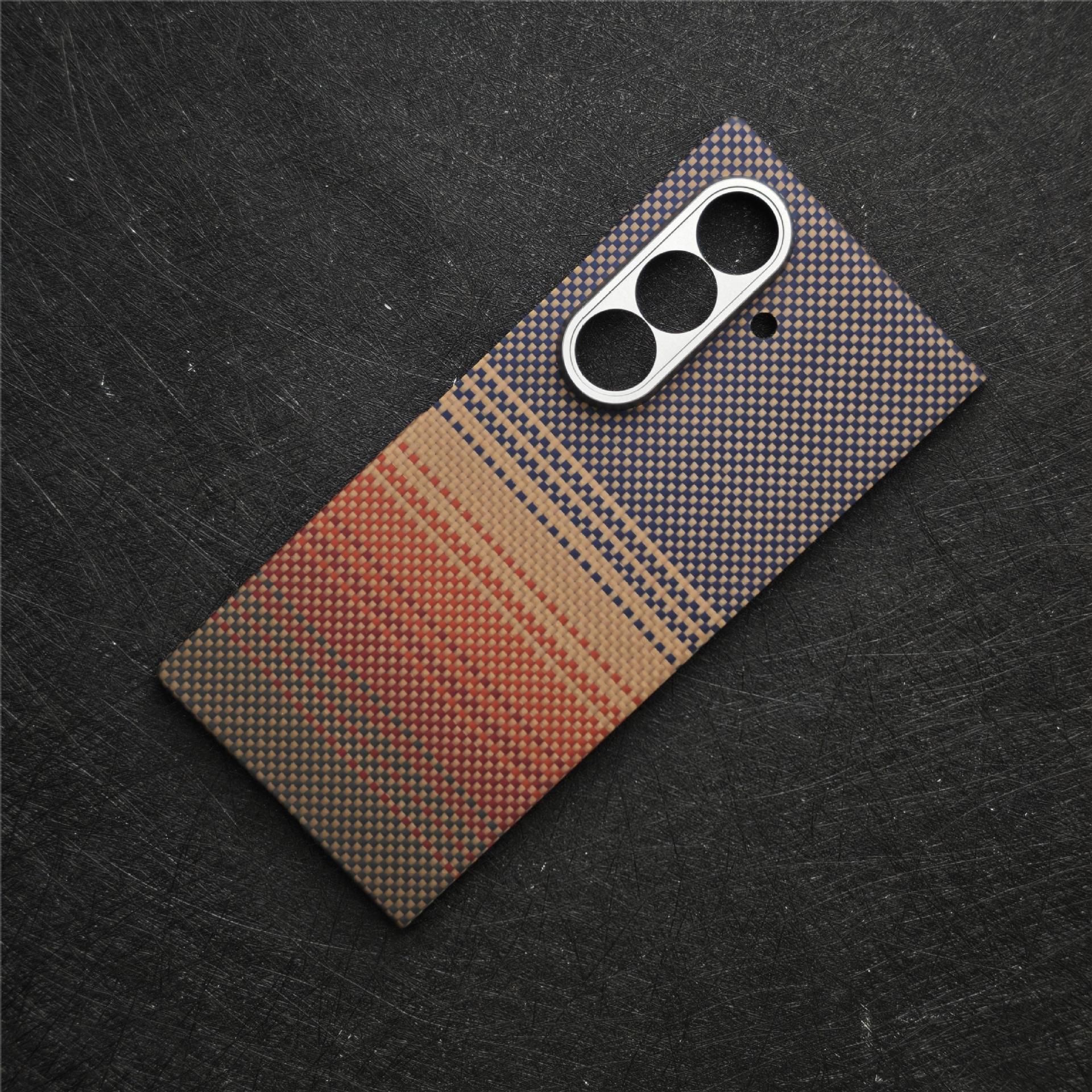 

Подходит для кевларового чехла для мобильного телефона Samsung Zfold7 Samsung Z Fold7 Складной Ультратонкий Магнитный Защитный Чехол Samsung Z Fold 7