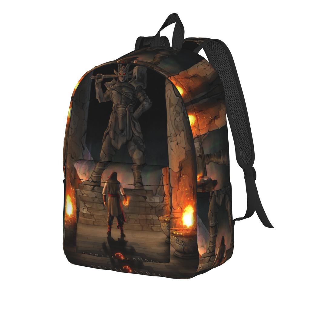 Mortal Kombat II Moive 2026 Backpack for Men Women Fashion High School Business Daypack  College Shoulder Bag Durable