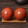 2 Pcs Rosewood Massage Ball 45X45X45MM Stress Ball Chinese Style Carving Crafts Toys Desktop Hands  Health Balls