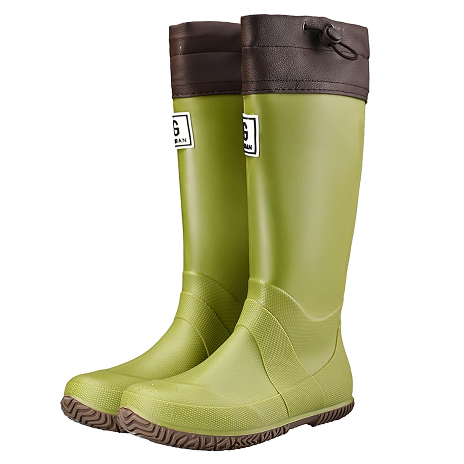 

Резиновые сапоги для работы в дождь, водонепроницаемые, дождь, см [MISIKEKE] мужские, обувь, сапоги, женские, обувь, сапоги, легкие, складные, нескользящие, унисекс, зеленые, 25.0 зелёный