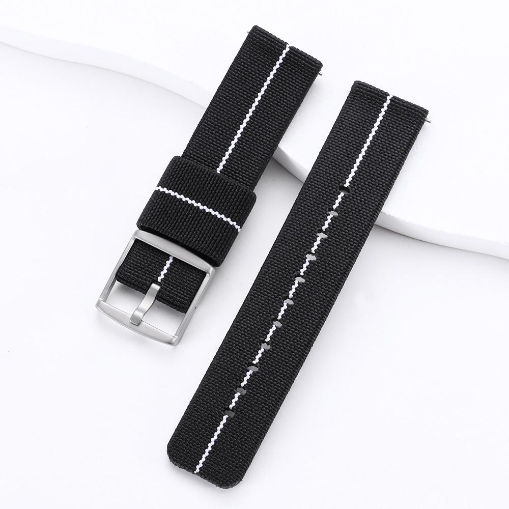 Quick Release Nylon Watch Strap 20mm Watchband for Omage Watch Canvas Sports Band for Men Women Wristband Woven Fabric Bracelet