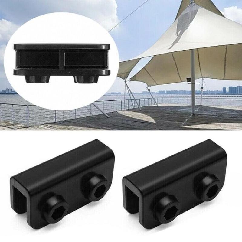 4 Stück Pavillon Ersatzverbinder Ersatzteile Rechteckige Halterung Pavillonrahmen Schnellbefestigung Ersatzzubehör