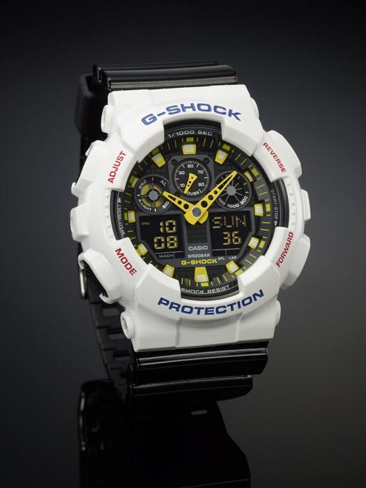 Casio Men's Resin 200M Water Resistant Digital Shock Resistant Quartz Watch GA-100CS-7A